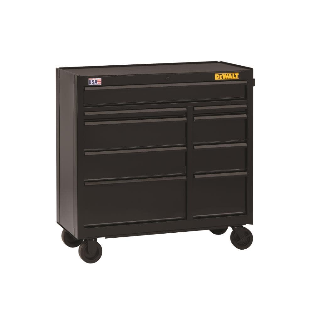 DEWALT 9-Drawer Rolling Tool Cabinet, 41-in., Black (DWST24190)
