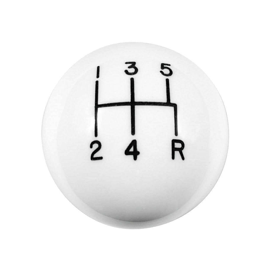 5-Speed Hurst Classic Shifter Knob White 1630008