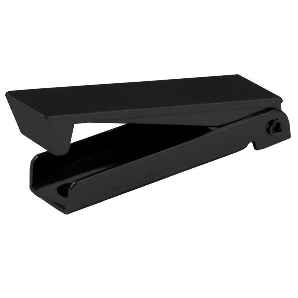 Black JR Products Baggage Door Catch Square 10225
