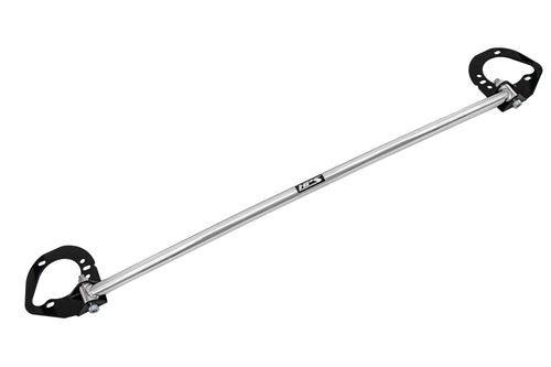 Performance HPS Polished Front Strut Bar Tower Brace Compatible for 2002-2006 BMW E46 with flat top strut towers, 42-103P