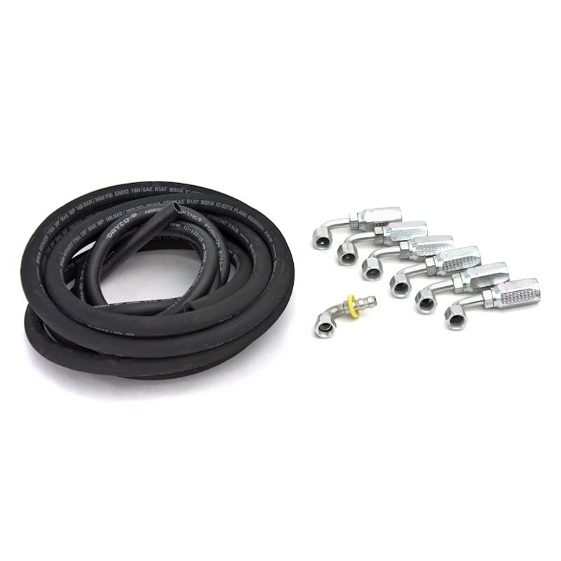 Pressure Hose Full Kit 12 - 6 90s & Return line W/ fitting