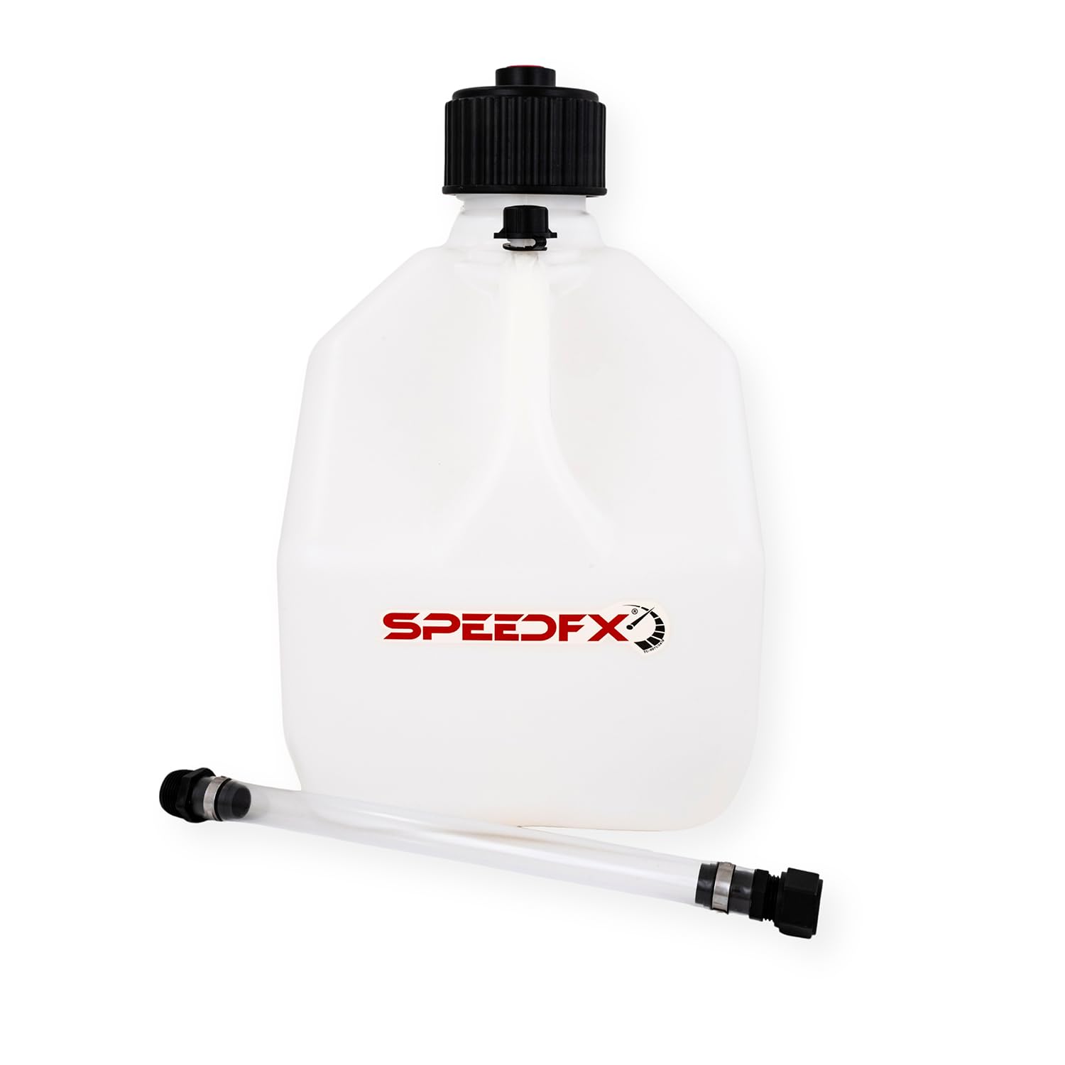 Speedfx 8731 Liquid Storage Container, Square Shape, 3 Gallon Capacity, White, Plastic