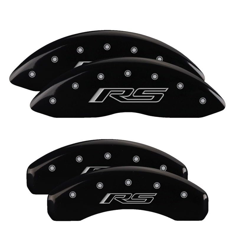 MGP 14263SRS5BK Calipers RS (Camaro Gen 5/6), Black/Silver