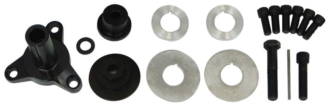 Moroso Mandrel Drive Kit 63880 for Dry Sump/Vacuum Pump, Flange Style, Fits Small Block Chevy Engines, Short Design