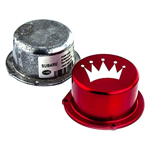 TurboXS Red txs-W15-VPC-RED Vacuum Pump Cover (15-16 Subaru WRX Billet Aluminum), 1 Pack
