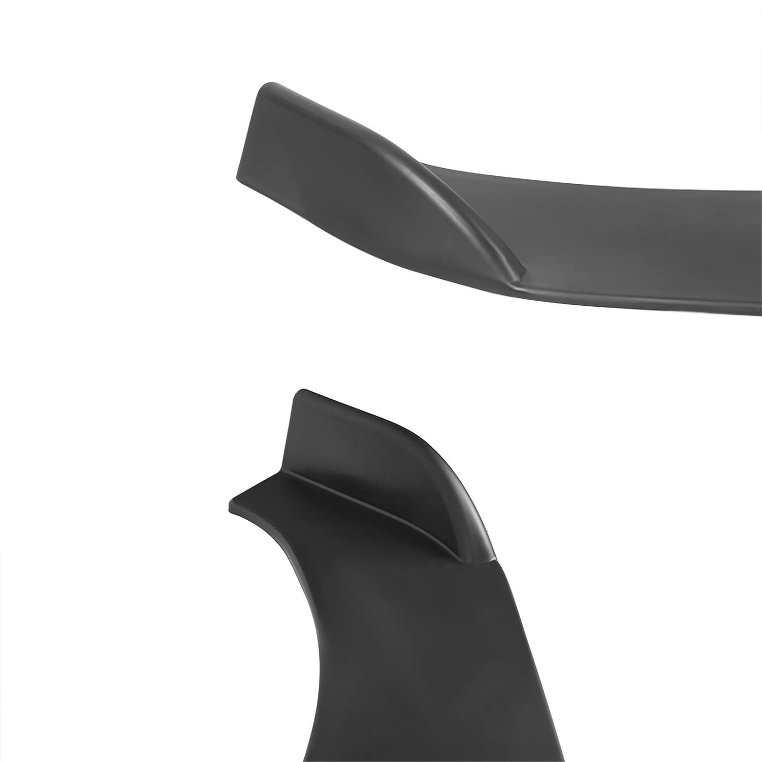 Matte Black Spec-D Tuning Universal PP Front Bumper Lip Spoiler Splitter Body Kits 3PC