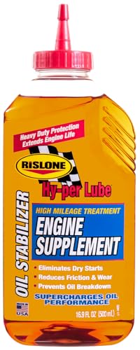 High Mileage Rislone Oil Supplement/Stabilizer, 16.9 oz, Pack of 5