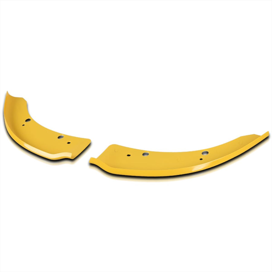 Front Lip Protectors Spec-D Tuning Flippers Splitter Compatible with Dodge Charger SRT Scat 2015-2019