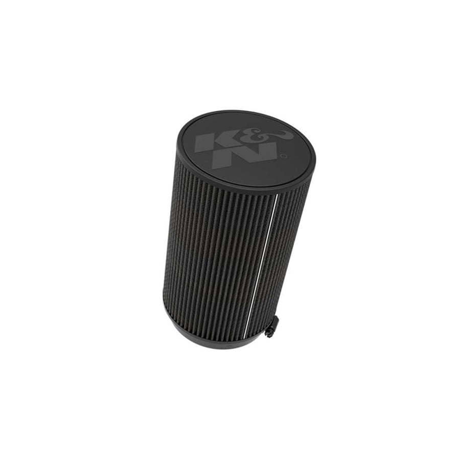 K&N Lifetime Universal Clamp-On Air Filter: Dryflow, Washable, Oil-Free: Flange Diameter: 6 In, Filter Height: 12 In, Flange Length: 1 In, Type: Dry Synthetic, RU-3124HBK
