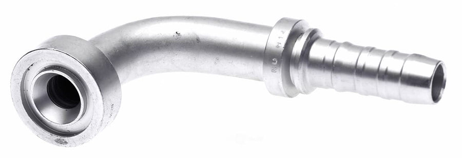 Gates GlobalSpiral Couplings 16GS-20FLC90-074, Caterpillar Style O-Ring Flange, Zinc Plated Carbon Steel, 5.16", 90° Bent Tube, 1" ID