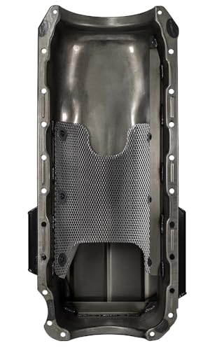 Moroso Steel T-Sump Oil Pan 20420, Fits Big Block Chevy Mark IV Engines in Camaro, Chevelle, Nova and others, Road Race Baffle