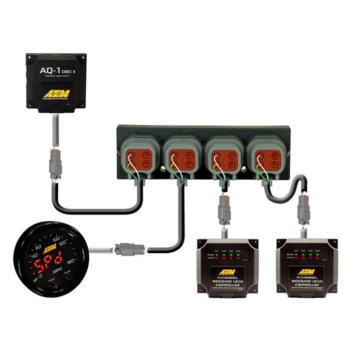 AEM Universal Electronic 30-2225 - 4 Port AEMnet CAN Hub