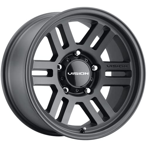 15x7.5 Vision 355 Manx 2 Overland -12mm Satin Black Wheel Rim 15" Inch