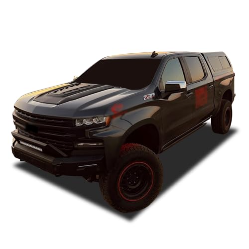 Black Horse Elite Power Board Retractable Black Compatible with 2019-2021 Silverado-Sierra 1500 Double Cab/2020-2023 Silverado and Sierra 2500-3500 Double Cab-PWBR1179