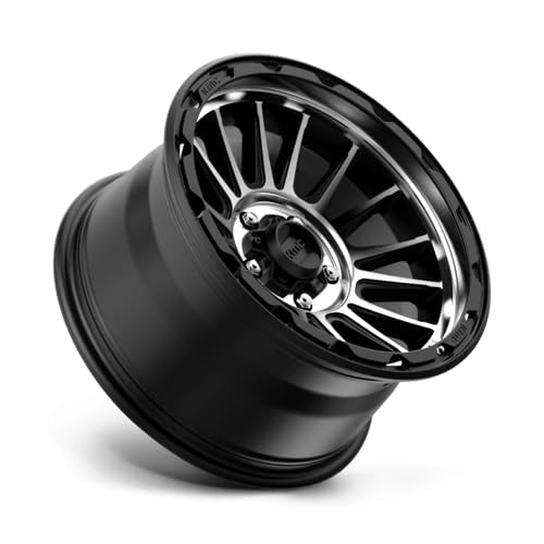 KMC 17X9 KM542 S-BLK MACH -12MM 5X5.0 - KM54279050512N
