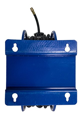1/2" by 100' Rapidair R-05100 Dual Arm Auto Rewind Hose Reel, 1/2 I.D x 100', Blue
