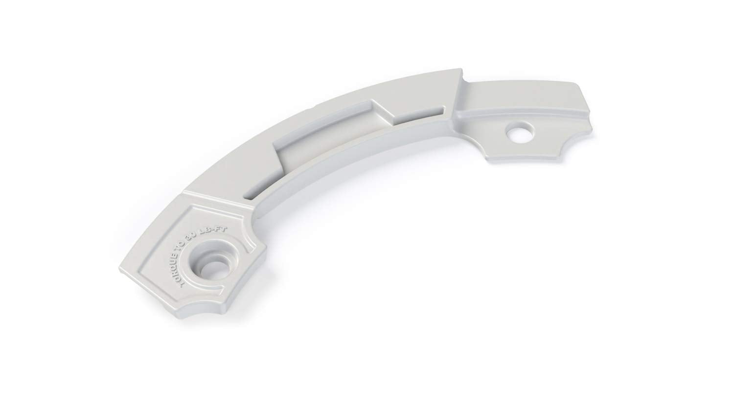 Single Nomad Split Rash Ring White