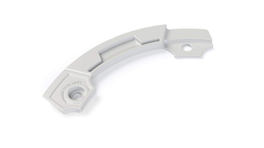 Single Nomad Split Rash Ring White
