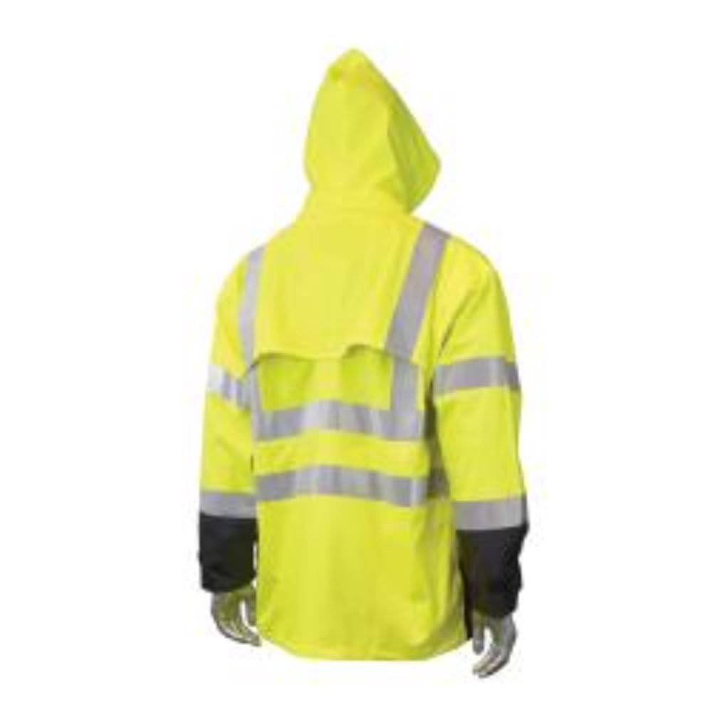 Industrial Safety Rain Jacket Radians RW07J-3ZGV-4X