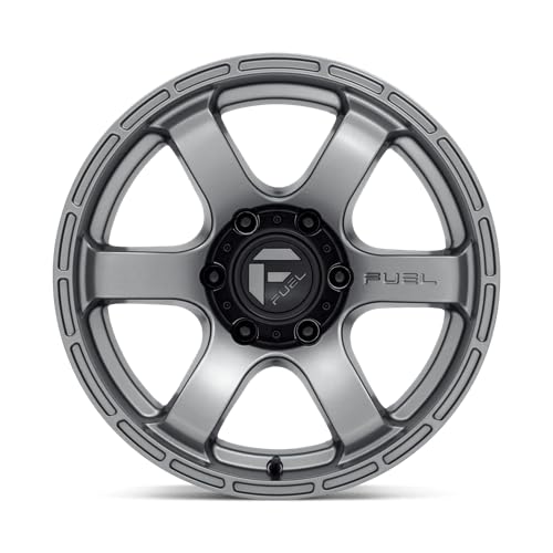 D767 RUSH FUEL OFF-ROAD 18X9, 6X5.5, 5.79, 20mm MATTE GUN METAL - D76718908457