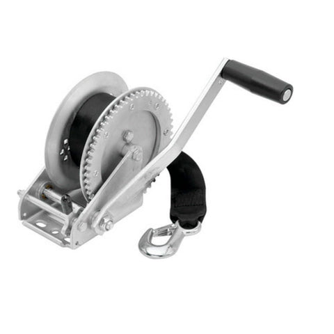 Single Speed Fulton 142203 Winch with 20' Strap - 1500 lbs. Capacity, 1 Pack