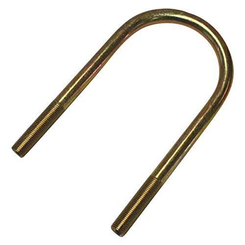 U-Bolt, Lippert 122073: 1/2"-20 X 5.1 for 2.38" Axle Tube, Yellow Zinc; 3500# Axle
