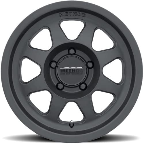 Black Method Race Wheels 701 Wheel with Matte (17 x 7.5 inches /5 x 108 mm, 30 mm Offset)