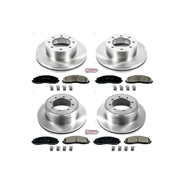 Power Stop KOE6404 Replacement Brake Kit-OE Front and Rear Brake Rotors & Ceramic Pads