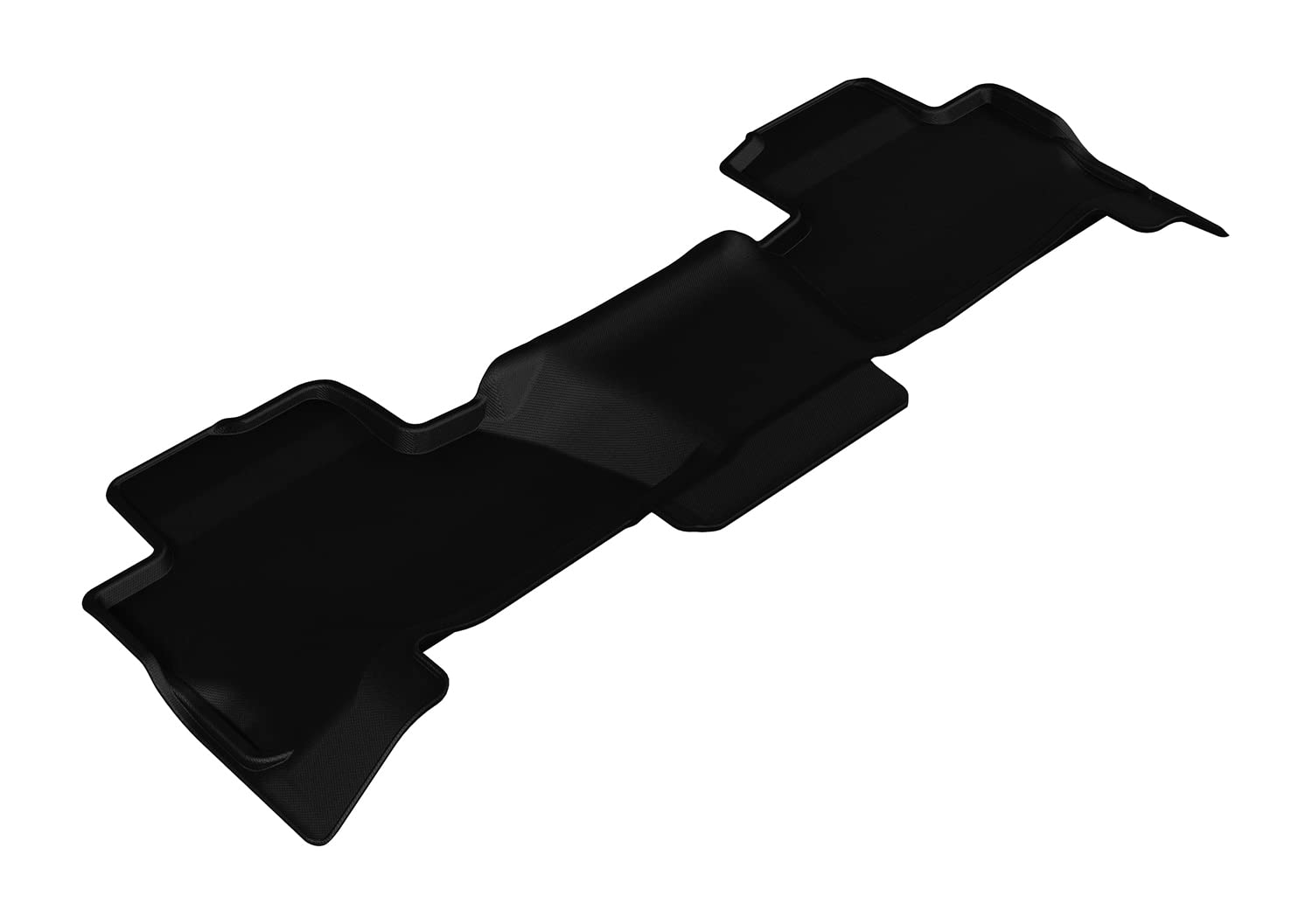 3D MAXpider Kagu Custom Fit Floor Mat (Black) for 2015-2020 Chevrolet/GMC Tahoe/Yukon - 2ND Row