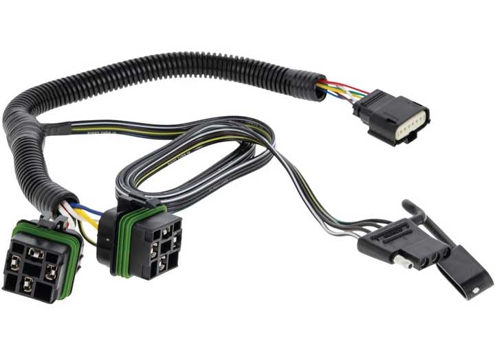 T-One Tekonsha 118853: T-Connector Custom Harness, 4-Way Flat, W/Circuit Protected Modulite Hd Module