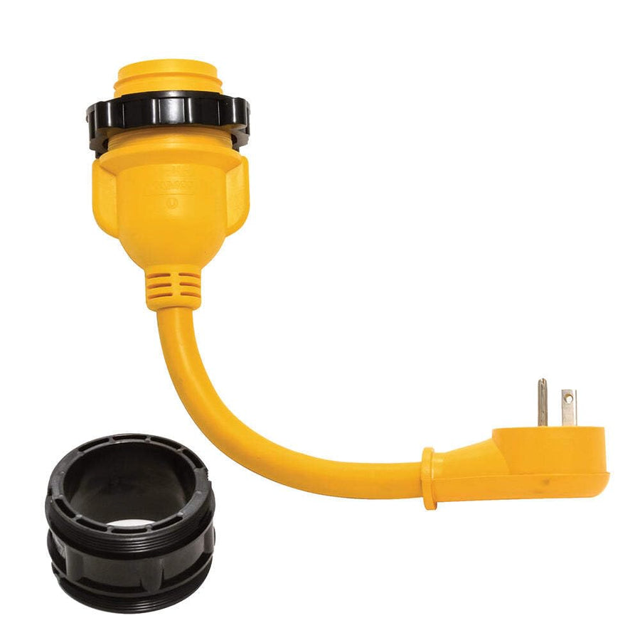 15M/30F Camco 55635 12" Marine Power Grip Locking Adapter