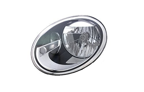 Left TYC Headlight Assembly Compatible with 2012-2019 Volkswagen Beetle