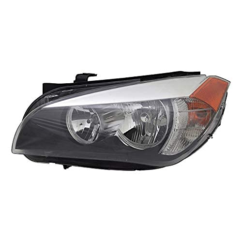 Left TYC Headlight Assembly Compatible with 2013-2015 BMW X1