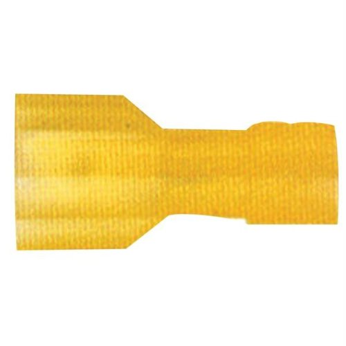 Yellow Nylon Male Quick Disconnect Install Bay 12-10 Gauge .250