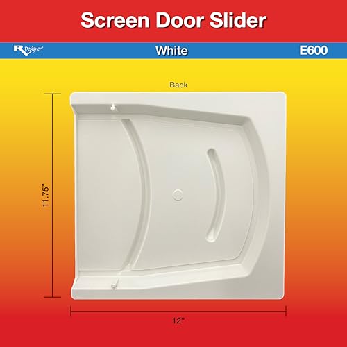 Screen Door Slider RV Designer E600, White, Exterior Accessories