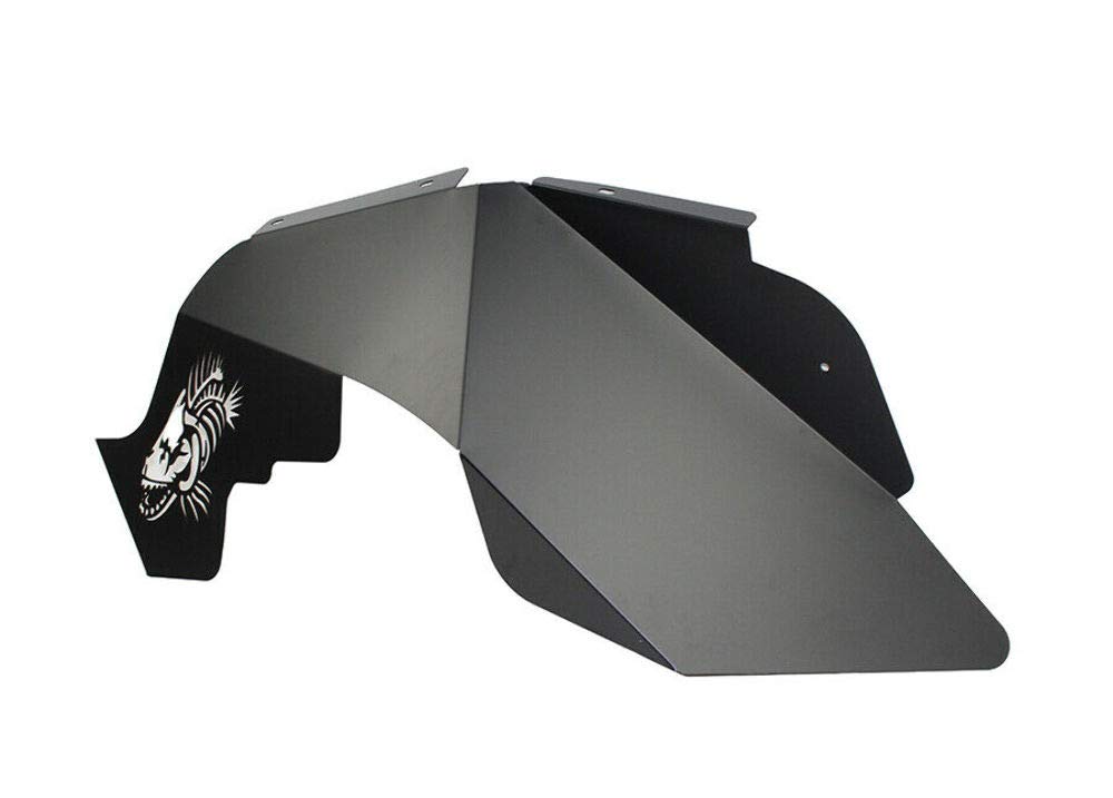Offroad FISHBONE FB33073 Jeep Logo Aluminum Inner Fenders 07-18 Wrangler JK Black Powdercoat