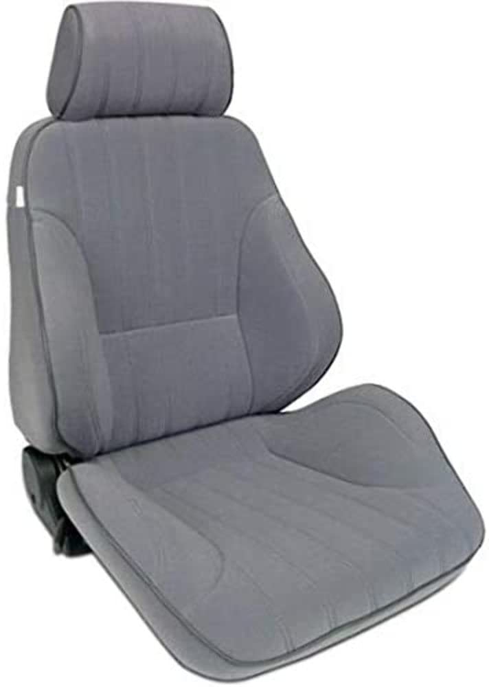 Gray Velour Racing Rally Recliner Right Seat ProCar by Scat 80-1000-62R
