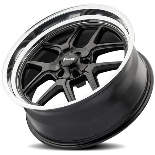 20x10 Ridler 610 Matte Black Wheel Rim +0mm 5x4.75" Inch 20"