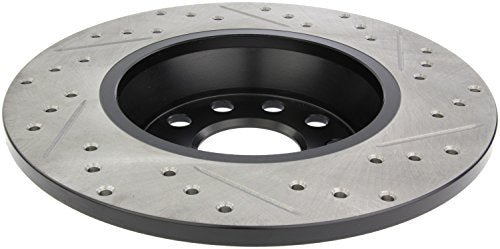 Sport Drilled/Slotted Brake Rotor StopTech 127.33099R (Rear Right), 1 Pack