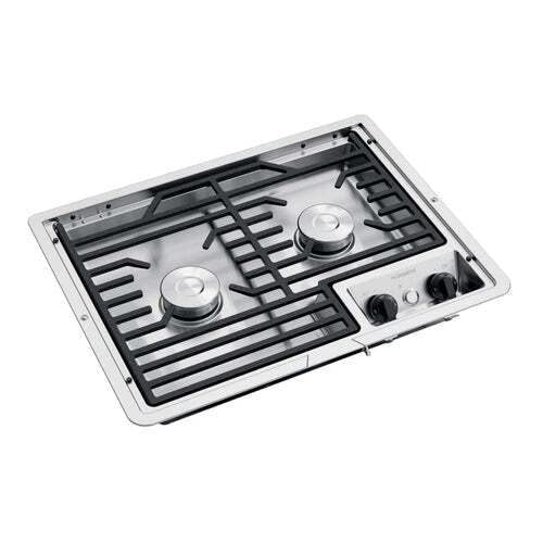 3-Burner Dometic 960005945 (50303) Slide-in Cooktop - 21", Stainless Steel