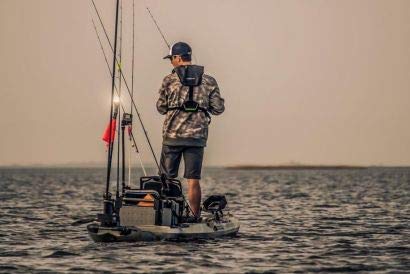 Visibility Light Kit RAILBLAZA with Flag, Compatible with MiniPort Track Mount for Kayaks, Canoes or Recreational Paddler