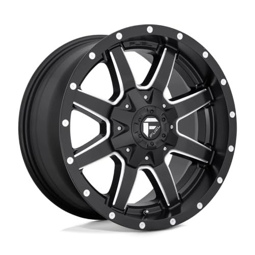 Maverick Fuel Black Wheel with Painted Finish (20 x 9 inches /6 x 4 inches, 25 mm Offset)
