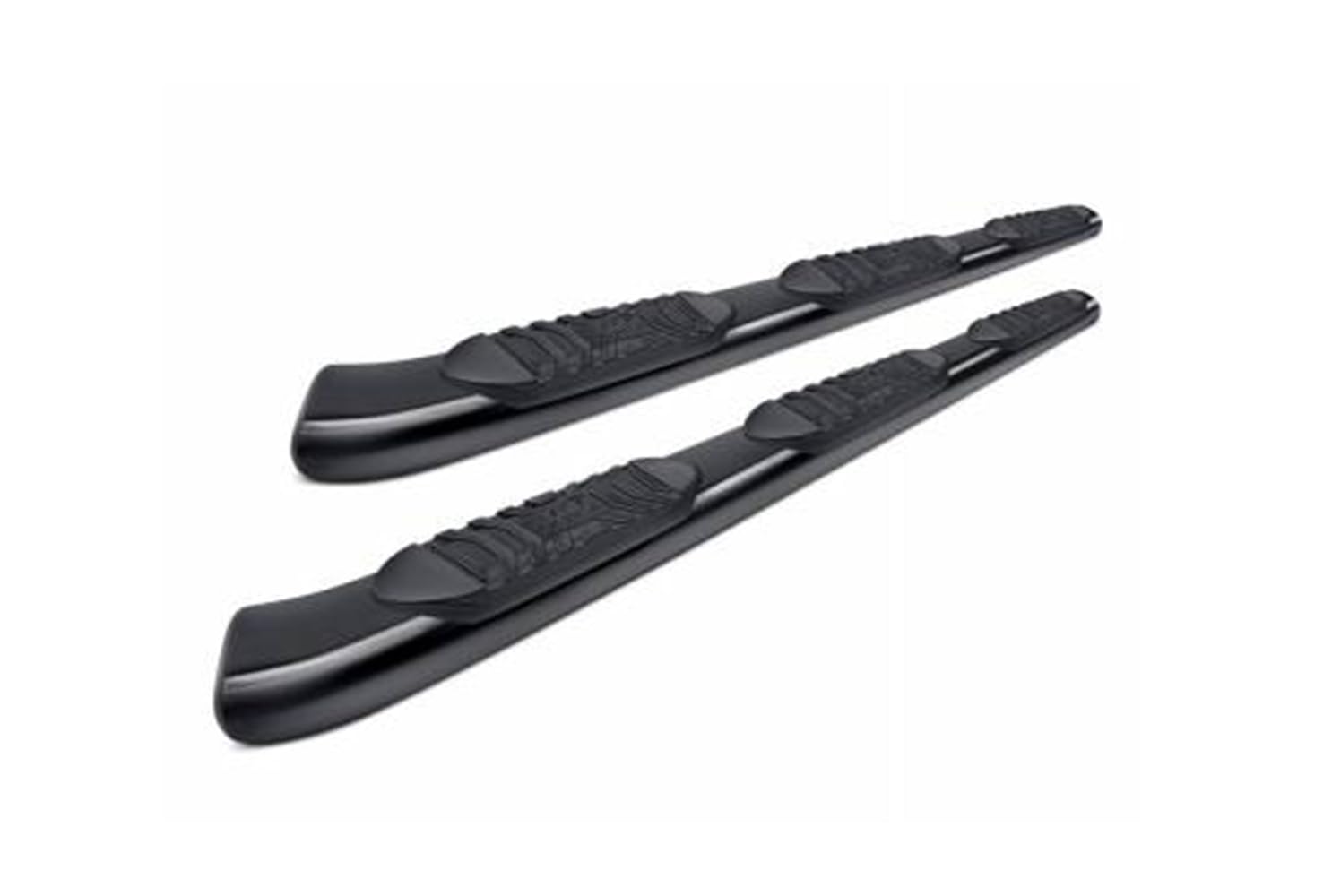 Extreme Black Horse Wheel-to-Wheel Side Steps Satin Black Compatible with 2019-2024 Silverado/Sierra 1500|2022-2023 Chevrolet Silverado 1500 LTD|2022-2022 GMC Sierra 1500 Limited-GMBK-NL-19
