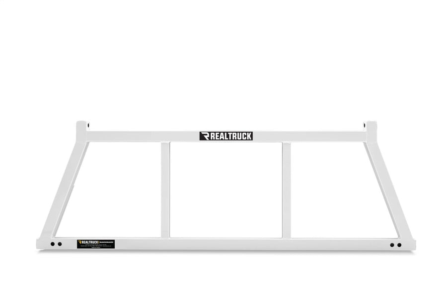 BACKRACK RealTruck Safety Rack Frame Only, White | 14800W | Fits 2001-2025 Chevrolet/GMC Silverado/Sierra 2500/3500HD; 2017-2025 Dodge RAM 1500/2500/3500; 2004-2025 Nissan Titan & Others