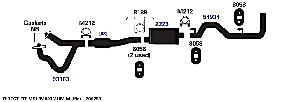 2223 AP Exhaust Products Muffler