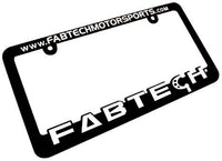 FTCPLATE Fabtech License Plate Frame
