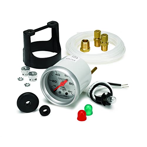 Auto Meter Ultra-Lite 4321 Mechanical Oil Pressure Gauge, Regular, 2.3125 in.