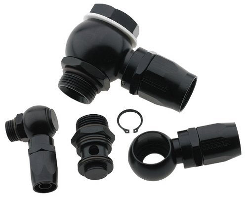 Black Fragola -16AN Straight Banjo Low Profile