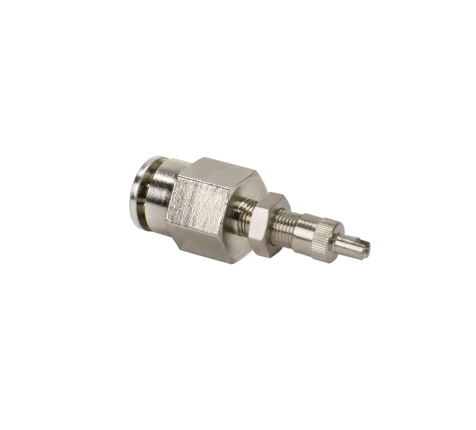 DOT Inflation Valve Viair Corporation (for 3/8" Air Line) PTC Style, Nickel Plated (4 pcs)
