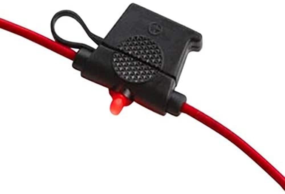 In-Line Fuse Holder Install Bay with Indicating LEDs - Regular Fuses
